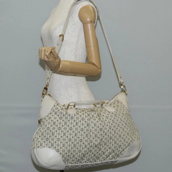 LOUIS VUITTON Monogram Mini Lin Croisette Marina GM Bag 2way M95492 Auth 139957 - Picture 1 of 16